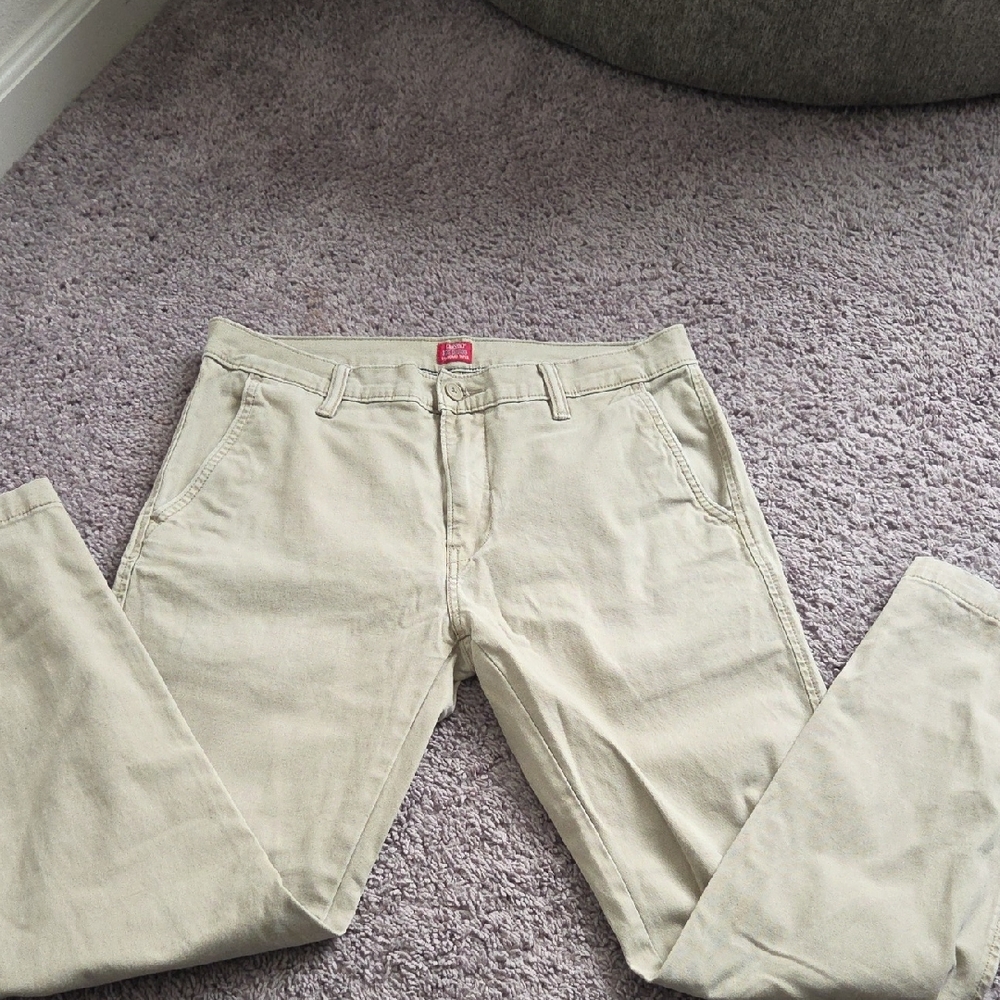 Levi's Beige XX Chino Tapered Pants 32 X 34